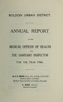 view [Report 1946] / Medical Officer of Health, Boldon U.D.C.