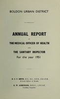 view [Report 1951] / Medical Officer of Health, Boldon U.D.C.