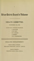 view [Report 1923] / Medical Officer of Health, Bolsover U.D.C.