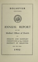 view [Report 1952] / Medical Officer of Health, Bolsover U.D.C.