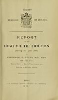 view [Report 1895] / Medical Officer of Health, Bolton County Borough.