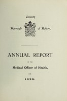 view [Report 1923] / Medical Officer of Health, Bolton County Borough.