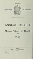 view [Report 1940] / Medical Officer of Health, Bolton County Borough.