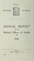 view [Report 1941] / Medical Officer of Health, Bolton County Borough.