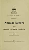 view [Report 1914] / School Medical Officer of Health, Bootle County Borough.