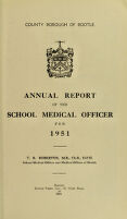 view [Report 1951] / School Medical Officer of Health, Bootle County Borough.