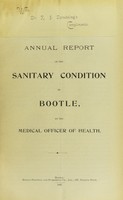 view [Report 1896] / Medical Officer of Health, Bootle County Borough.