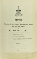 view [Report 1918] / Medical Officer of Health, Bootle County Borough.
