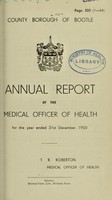 view [Report 1950] / Medical Officer of Health, Bootle County Borough.