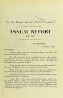 view [Report 1907] / Medical Officer of Health, Bootle (Union) R.D.C.