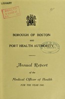 view [Report 1946] / Medical Officer of Health, Boston Borough and Port Health Authority.