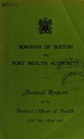 view [Report 1947] / Medical Officer of Health, Boston Borough and Port Health Authority.