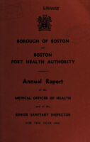 view [Report 1949] / Medical Officer of Health, Boston Borough and Port Health Authority.