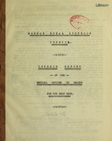 view [Report 1939] / Medical Officer of Health, Boston R.D.C.