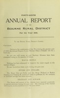 view [Report 1918] / Medical Officer of Health, Bourne R.D.C.