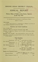 view [Report 1937] / Medical Officer of Health, Bourne U.D.C.