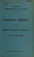 view [Report 1950] / Medical Officer of Health, Bourne U.D.C.