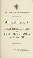 view [Report 1950] / Medical Officer of Health, Bournemouth County Borough.