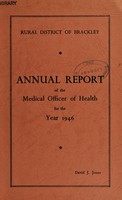 view [Report 1946] / Medical Officer of Health, Brackley R.D.C.