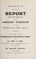 view [Report 1915] / Medical Officer of Health, Bradford-on-Avon R.D.C.