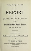 view [Report 1905] / Medical Officer of Health, Bradford-on-Avon U.D.C.