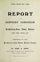 view [Report 1907] / Medical Officer of Health, Bradford-on-Avon U.D.C.