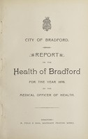 view [Report 1898] / Medical Officer of Health, Bradford City / County Borough.