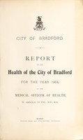 view [Report 1904] / Medical Officer of Health, Bradford City / County Borough.