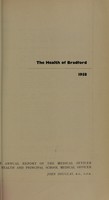 view [Report 1958] / Medical Officer of Health, Bradford City / County Borough.