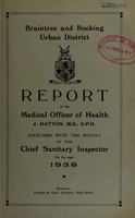 view [Report 1938] / Medical Officer of Health, Braintree & Bocking U.D.C.