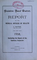 view [Report 1938] / Medical Officer of Health, Braintree R.D.C.