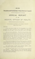 view [Report 1913] / Medical Officer of Health, Brandon & Byshottles U.D.C.