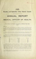 view [Report 1925] / Medical Officer of Health, Brandon & Byshottles U.D.C.