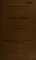 view [Report 1948] / Medical Officer of Health, Brandon & Byshottles U.D.C.