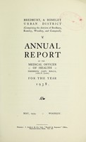 view [Report 1938] / Medical Officer of Health, Bredbury & Romiley U.D.C.