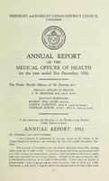 view [Report 1952] / Medical Officer of Health, Bredbury & Romiley U.D.C.