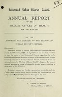 view [Report 1931] / Medical Officer of Health, Brentwood U.D.C.