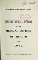 view [Report 1941] / Medical Officer of Health, Brentwood U.D.C.