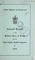 view [Report 1956] / Medical Officer of Health, Brentwood U.D.C.