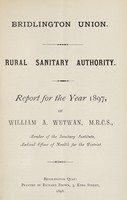 view [Report 1897] / Medical Officer of Health, Bridlington (Union) R.D.C.