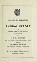 view [Report 1942] / Medical Officer of Health, Bridlington (Union) R.D.C.