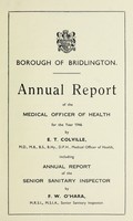 view [Report 1946] / Medical Officer of Health, Bridlington (Union) R.D.C.