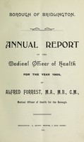 view [Report 1905] / Medical Officer of Health, Bridlington U.D.C. Borough.