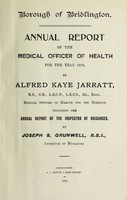 view [Report 1918] / Medical Officer of Health, Bridlington U.D.C. Borough.