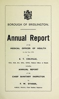 view [Report 1954] / Medical Officer of Health, Bridlington U.D.C. Borough.