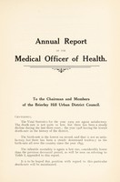 view [Report 1909] / Medical Officer of Health, Brierley Hill U.D.C.