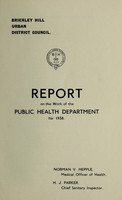 view [Report 1938] / Medical Officer of Health, Brierley Hill U.D.C.