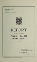 view [Report 1948] / Medical Officer of Health, Brierley Hill U.D.C.