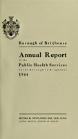 view [Report 1944] / Medical Officer of Health, Brighouse Borough.