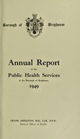 view [Report 1949] / Medical Officer of Health, Brighouse Borough.